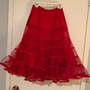 Bettie Page Crinoline Under Skirt - Size XL